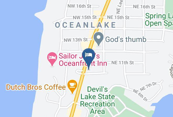 Lincoln - Paradise Inn & Suites At Lincoln City Maps