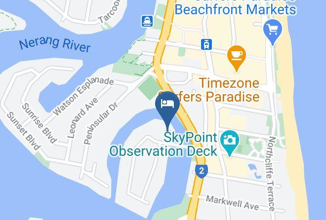 Gold Coast - Paradise Island Resort Maps