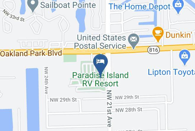 Broward - Paradise Island Rv Resort Maps
