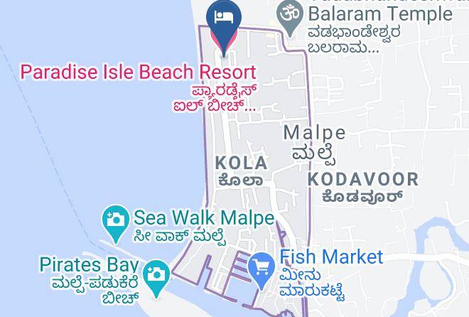 Malpe - Paradise Isle Beach Resort Maps