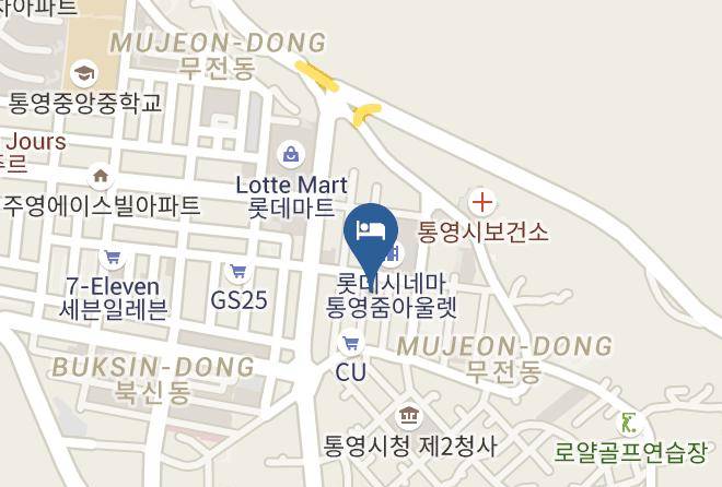 Tongyeongsi - Paradise Motel Maps