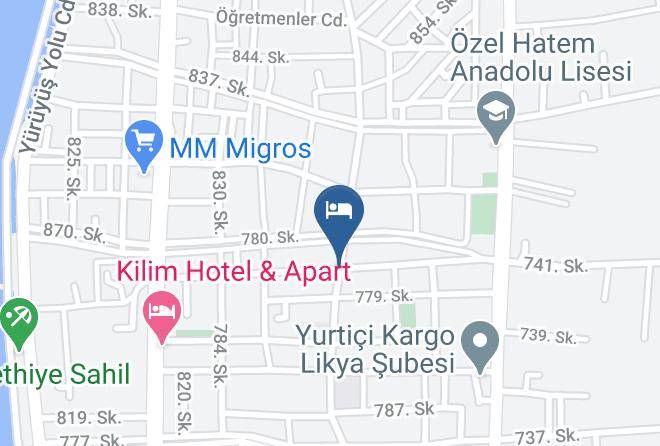 Fethiye - Paradise Otel Maps