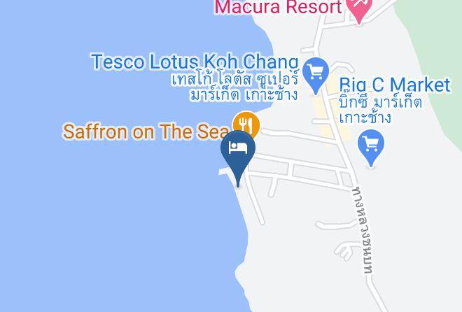 Amphoe Ko Chang - Paradise Palms Resort Maps