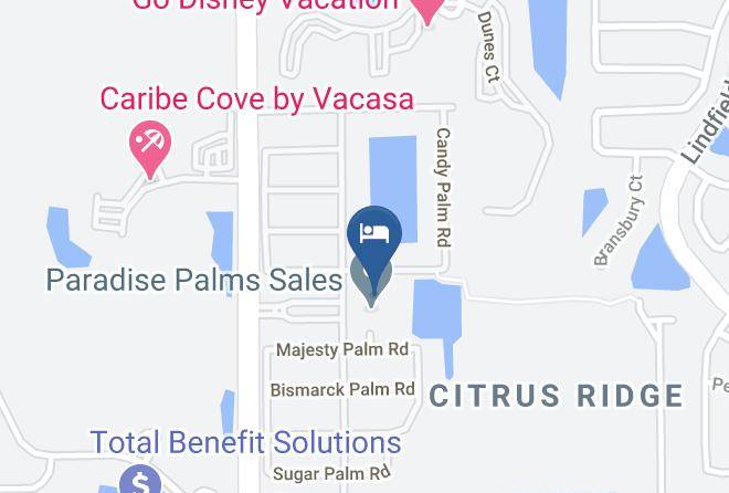 Paradise Palms Resort Map