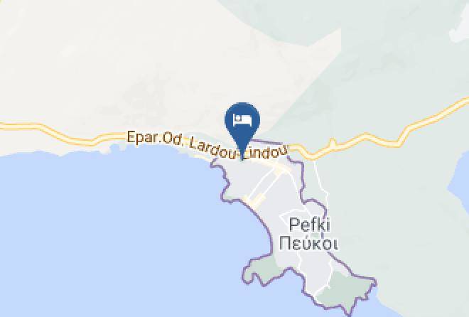 Dodecanese - Paradise Pefki Lindos Sa Maps