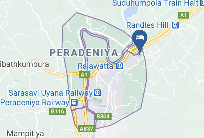 Kandy - Paradise Resort Maps