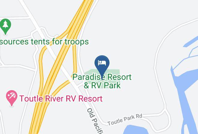 Cowlitz - Paradise Resort & Rv Park Maps