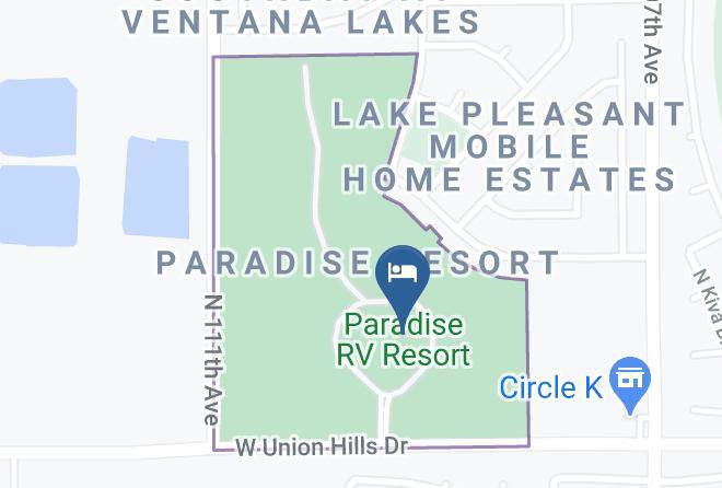 Maricopa - Paradise Rv Resort Maps