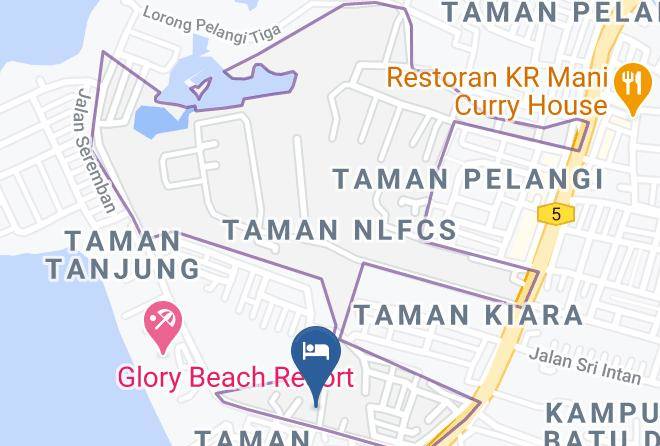 Port Dickson - Paradise Spa Hotel Maps