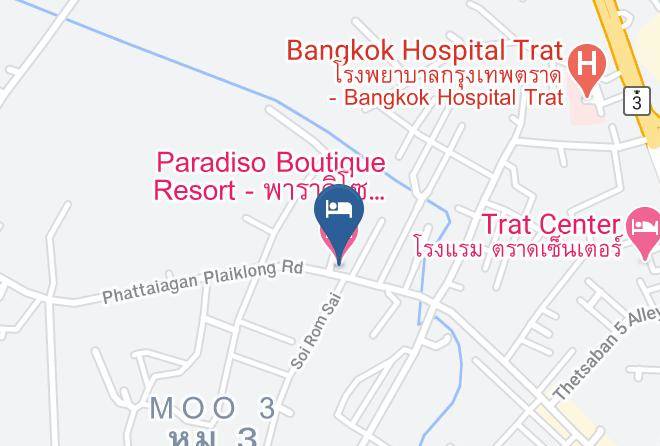 Mueang Trat District - Paradiso Boutique Resort Maps