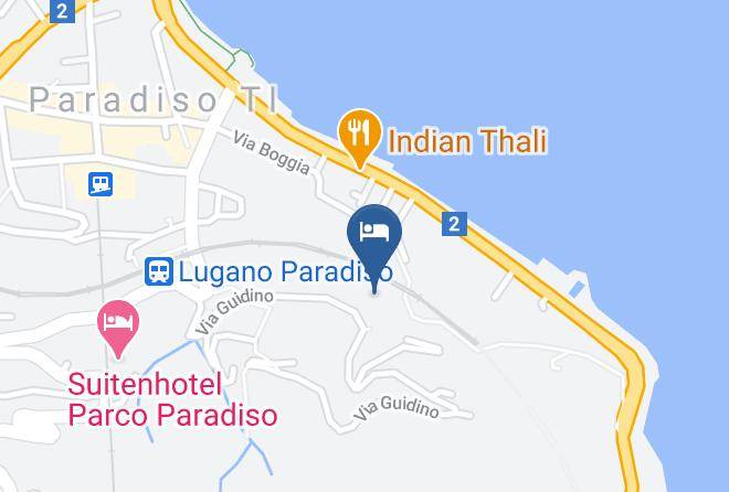Lugano - Paradiso Giardino Aparment Maps