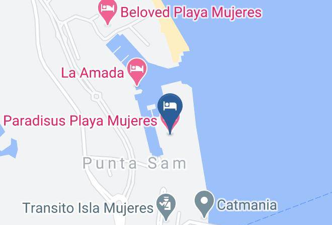 Paradisus Playa Mujeres Map