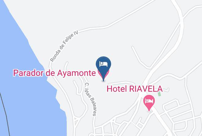 Parador De Ayamonte Map