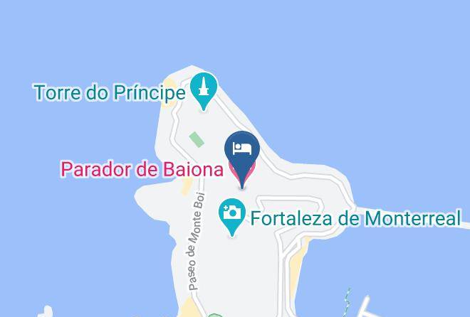 Pontevedra - Parador De Baiona Maps