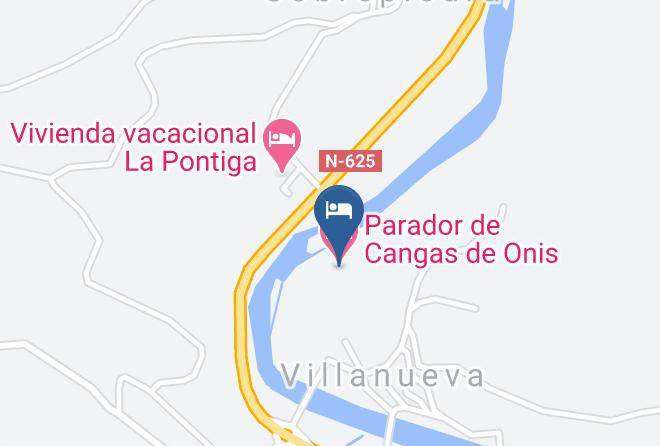 Asturias - Parador De Cangas De Onis Maps