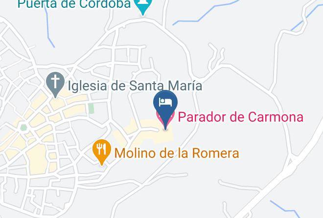 Parador De Carmona Map