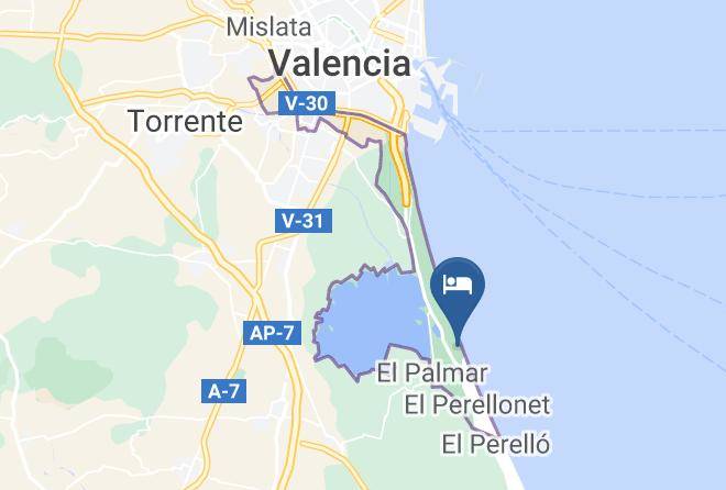 Valencia - Parador De El Saler Maps