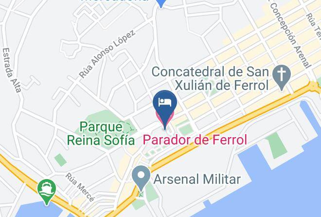 Parador De Ferrol Map