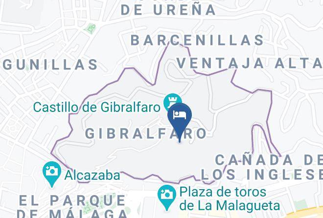 Malaga - Parador De Malaga Gibralfaro Maps