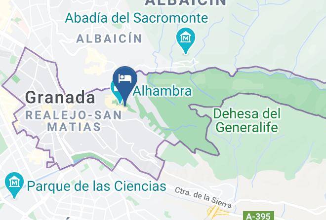 Granada - Parador De San Francisco Maps