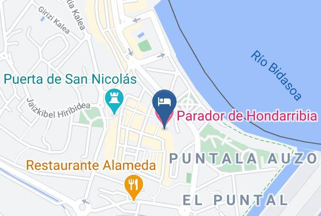 Gipuzkoa - Parador De Hondarribia Maps