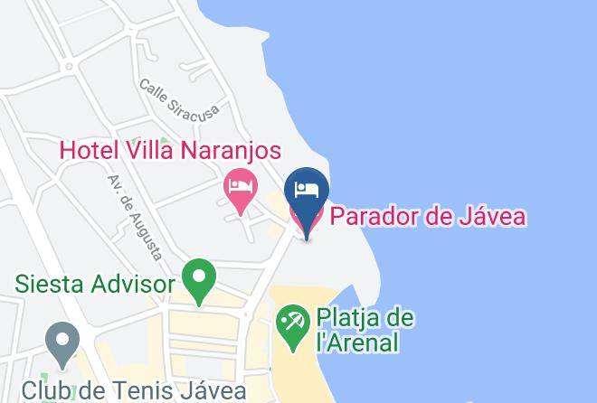 Parador De Javea Map