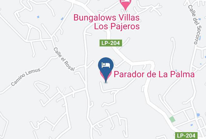 Santa Cruz De Tenerife - Parador De La Palma Maps