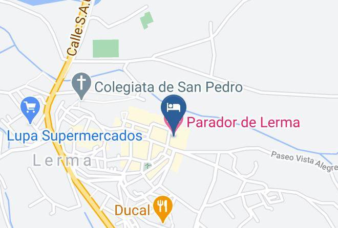 Parador De Lerma Map