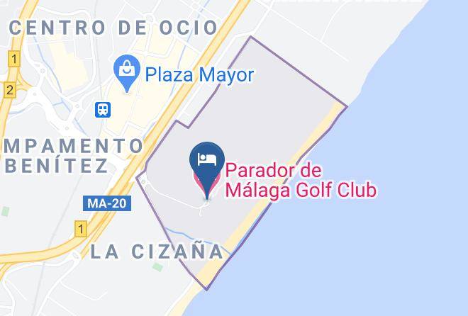 Malaga - Parador De Malaga Golf Club Maps