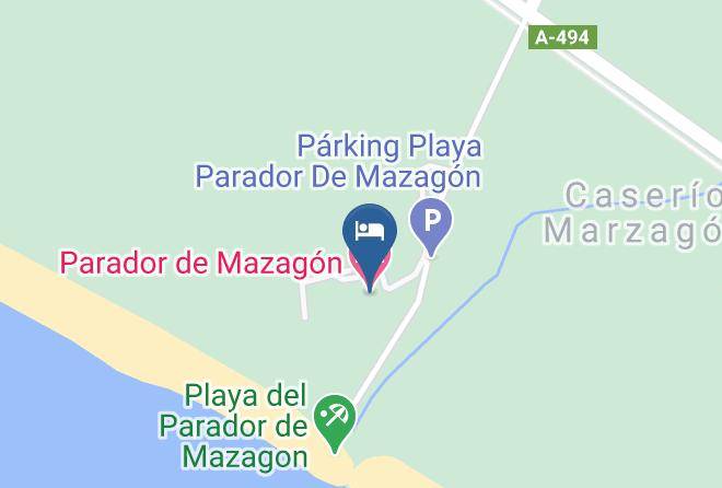 Huelva - Parador De Mazagon Maps
