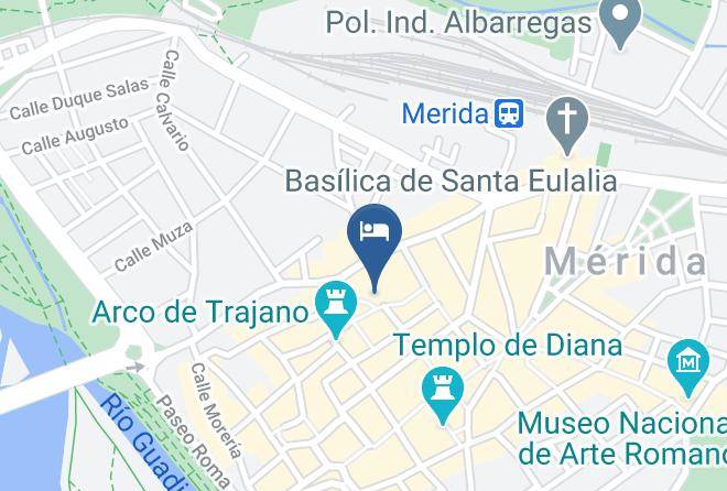 Badajoz - Parador De Merida Maps