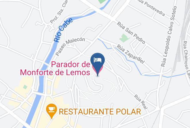 Lugo - Parador De Monforte De Lemos Maps