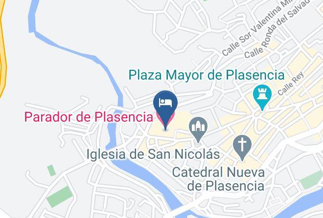 Caceres - Parador De Plasencia Maps