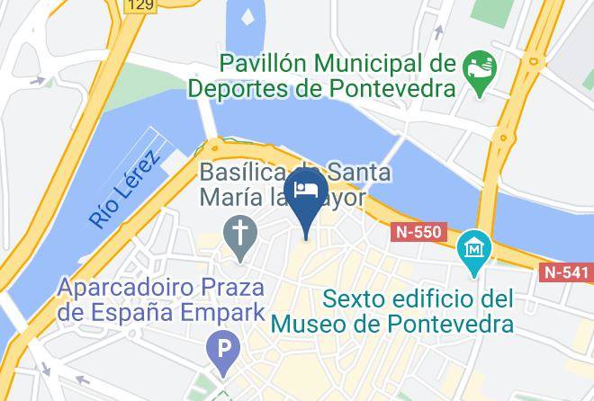 Pontevedra - Parador De Pontevedra Maps