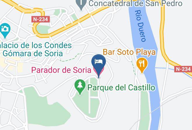 Soria - Parador De Soria Maps