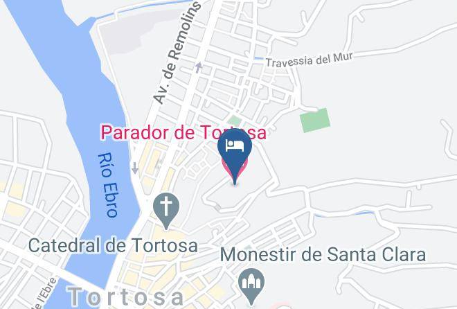 Tarragona - Parador De Tortosa Maps