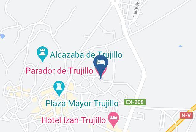 Caceres - Parador De Turismo De Trujillo Maps