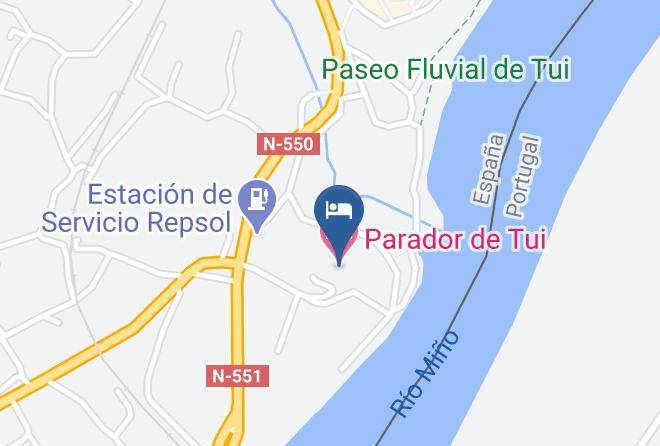 Parador De Tui Map