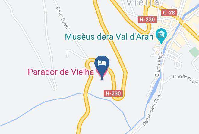 Parador De Vielha Map