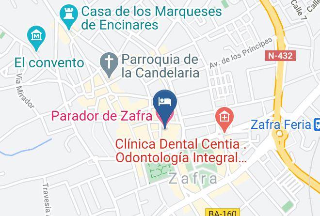 Parador De Zafra Map