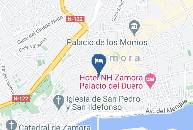 Zamora - Parador De Zamora Maps