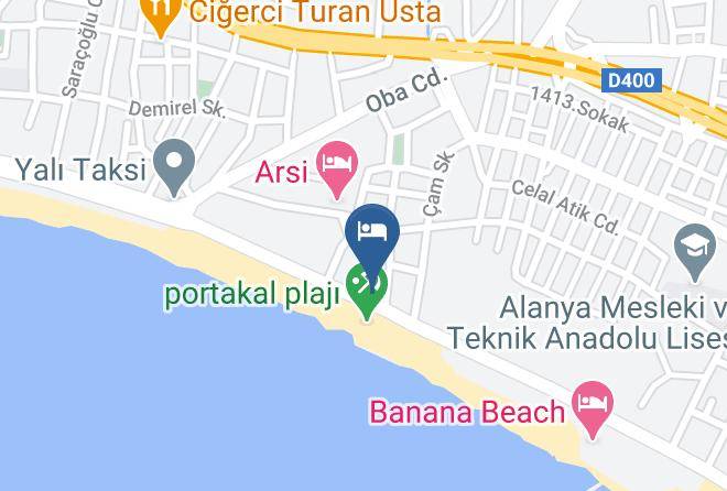Alanya - Monart City Hotel Maps