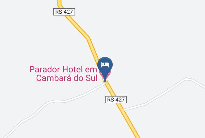 Parador Hotel Em Cambara Do Sul Mapa - Rio Grande Do Sul - Cambara Do Sul