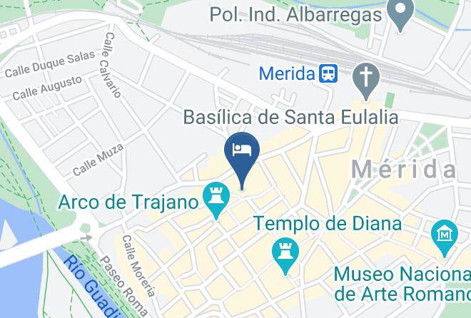 Badajoz - Parador Nacional Via De La Plata Maps