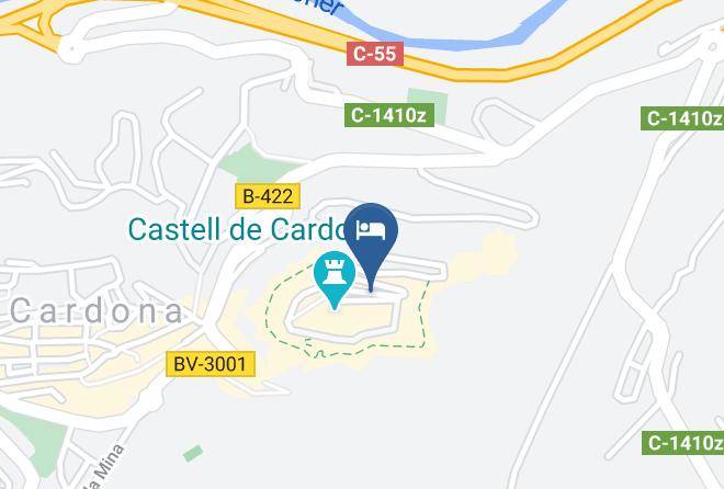 Barcelona - Parador De Cardona Maps