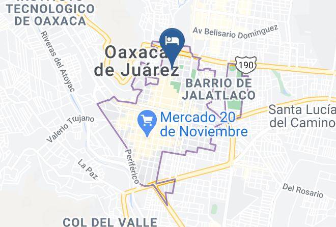Oaxaca De Juarez - Parador Santo Domingo De Guzman Maps