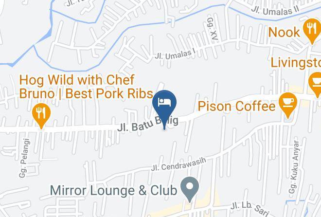 Badung Regency - Paragon Hotel Seminyak Maps