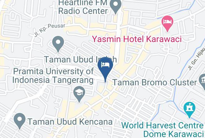 Tangerang Regency - Sahid Mutiara Karawaci Maps
