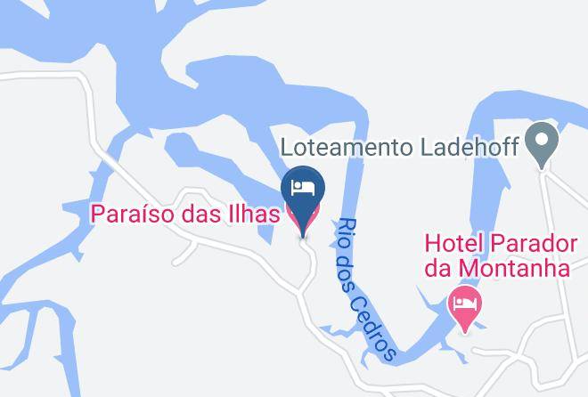 Rio Dos Cedros - Paraiso Das Ilhas Maps