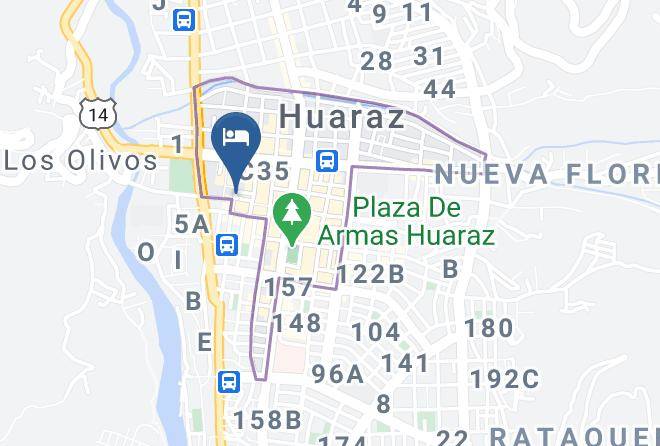 Huaraz - Paraiso De Las Magnolias Maps